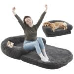 Gray Pet Bed for Cats and Dogs - Image 8