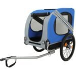 Large Folding Dog Bike Trailer - 120LB Capacity, All-Terrain Carrier - Image 4