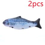 Simulation Electric Plush Fish Cat Toy with Movement - Image 10