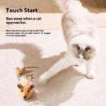 Interactive Cat Toy in Grey and Yellow - Image 8