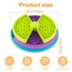 3-in-1 Slow Feeder Bowl for Dogs with Interactive Puzzle & Lick Mat - Image 7