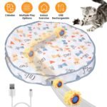 Interactive Motion Activated Cat Toy Ball with USB Rechargeable Battery