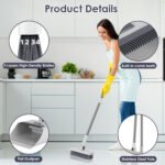 4-in-1 Adjustable Broom and Dustpan Set with Small Brush - Image 8