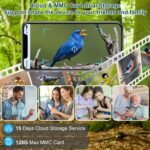 1080P HD Bird Feeder Camera with Night Vision & AI Bird ID - Image 4