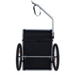Large Folding Dog Bike Trailer - 120LB Capacity, All-Terrain Carrier - Image 2