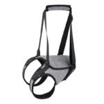Heather Gray Adjustable Dog Back Leg Strap - Small - Image 2